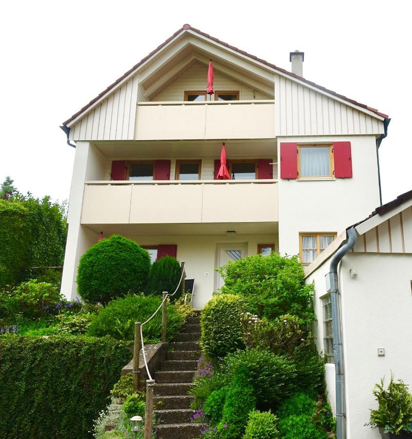 Ferienwohnung #4 mit Terrasse in zentraler dennoch ruhiger Lage - Stadtbus vor der Tür! Lindau  Exterior foto